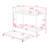 Metal Twin Over Twin Bunk Bed With Trundle, Ladder And Safety Guardrails-201891520