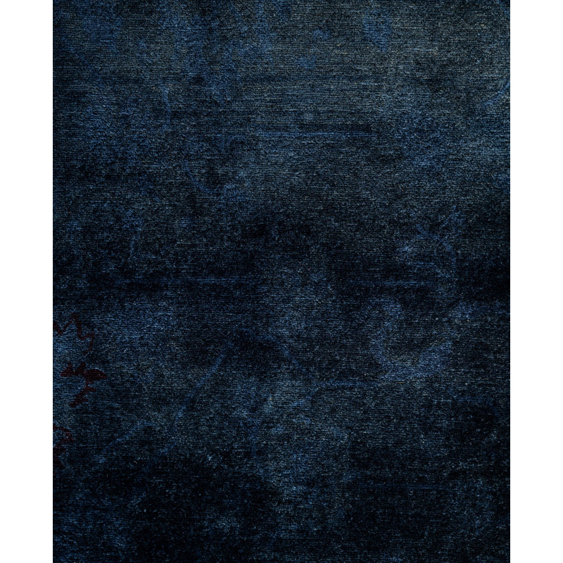 Overdyed One-of-a-Kind 6' 2" X 9' 3" Hand Knotted Area Rug