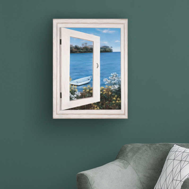 Bay Bay Vista I par Diane Romanello - peinture sur toile tendue, H 47 po x l 35 po x P 2 po