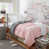 Rose Quartz/Charcoal Grey