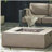 50,000 Btu Square Mgo Fire Table with Tank Outside-903515696