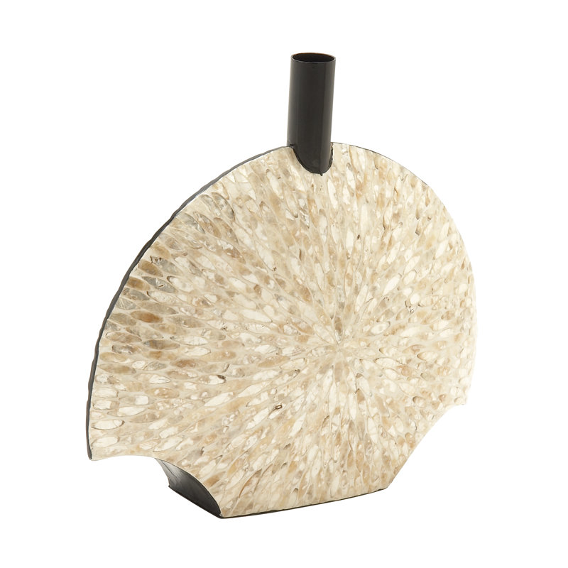 Vase en bois, H 17 po x l 18 po x P 5 po