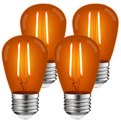 0.5 Watt S14 LED Colored String Light Bulb, E26/Medium (Standard) Base