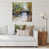 White Floater Framed