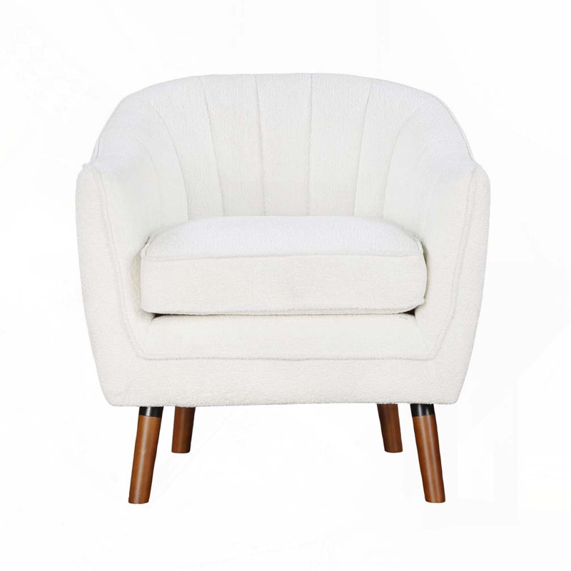Chaise d'appoint moderne, Blanc