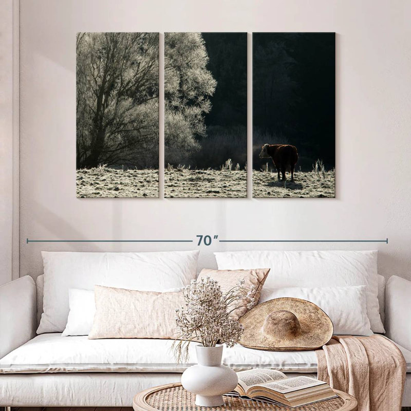 Brampt Cold Otago Cow, 32" H x 50" W