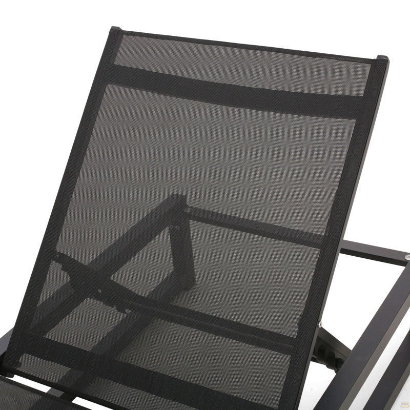 Chaise longue, Noir, Noir, 2