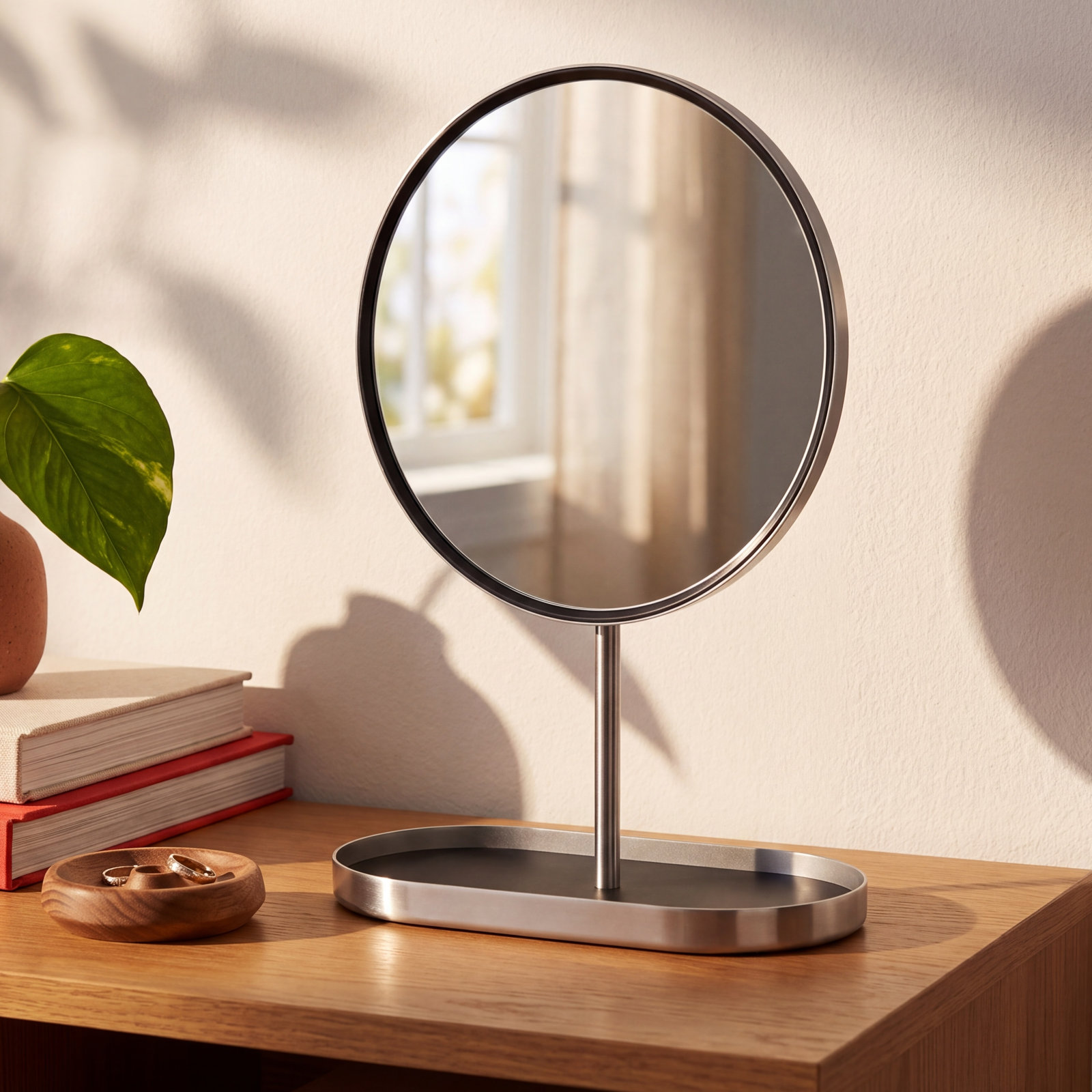 MODO Vanity Mirror - 5x Magnification, Silver