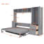 Lit escamotable Murphy avec placard et tiroirs, cadre de lit-1667122355-1667122354
