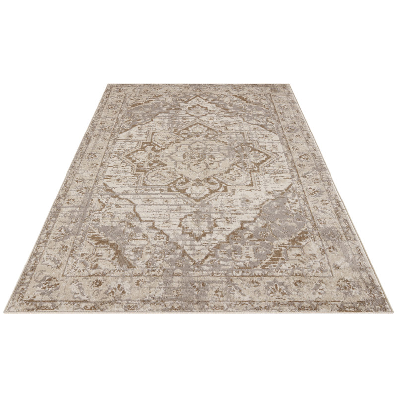 Terrain Beige/Brown Rug, Rectangle 200cm x 280cm