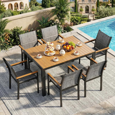 Stacking Patio Dining Armchair