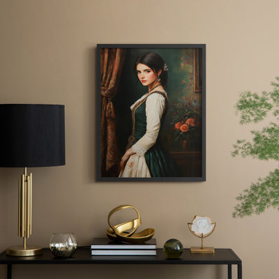 Reproduction encadrée WOMEN Series CCV III - bois massif