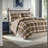 Durable Microfiber Bedding Sets, Rustic Plaid Design, Cozy Cabin Comfort