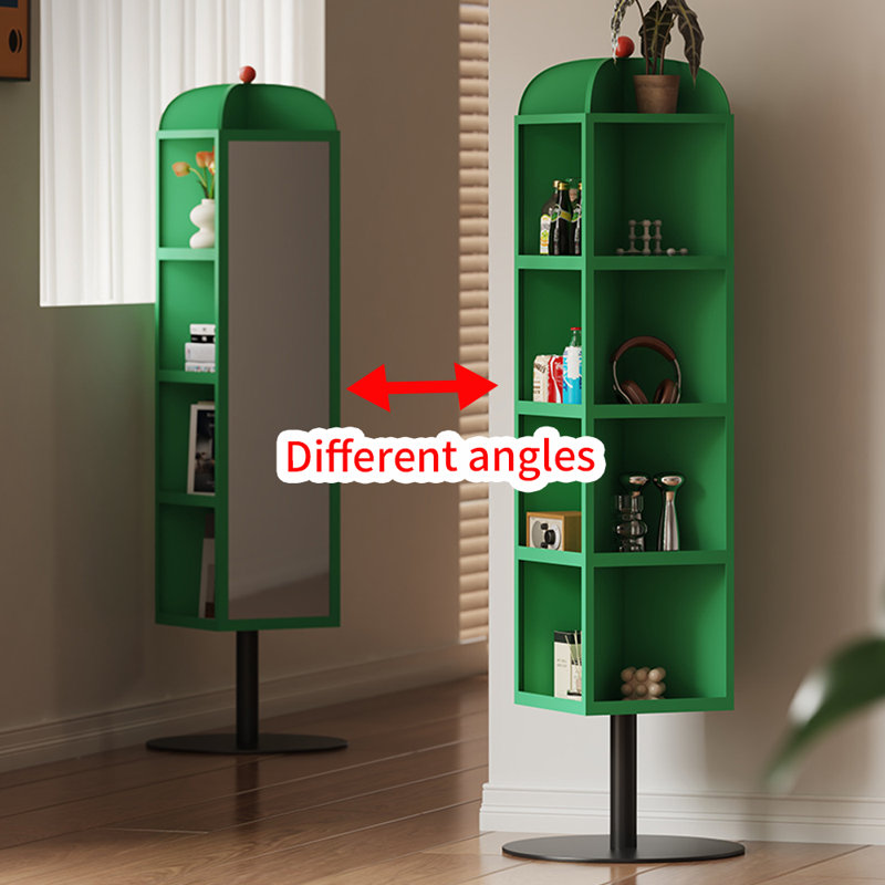 Simple rotating bookcase