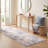 Dune Modern Distressed Solid Blue Gray Beige Machine Washable Non-Slip Low Pile Indoor Outdoor Pet Friendly Living Room Bedroom Dining Room Entryway Hallway Office Area Rug-1740851098