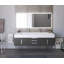 Ensemble de meuble-lavabo double mural 72 "avec miroir Nile-87466753-87466745-87466746