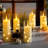 Flameless LED Candles with Timer, 9 Pieces Flickering Flameless Candles, Create Romantic Atmosphere and Home Decoration, Stable Acrylic Shell with Embedded Star String-519606887