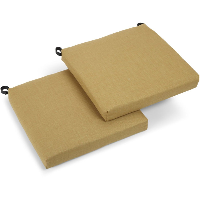 Outdoor 3'' Seat Cushion, Wheat