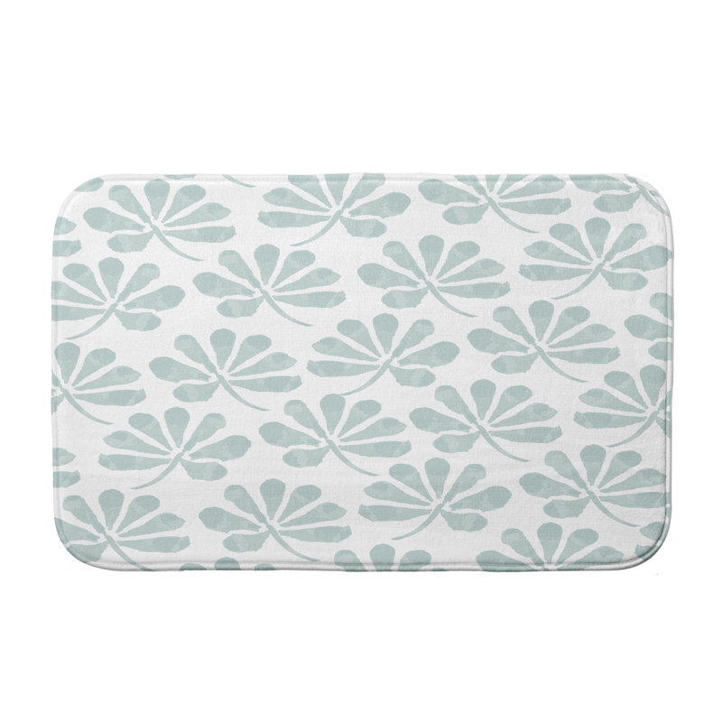 Tapis de bain Luff, l 17 po x L 24 po, Aigue-marine