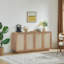 Rattan Storage Sideboard Buffet Cabinet-1222694188