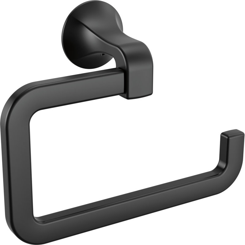 Towel Ring, Matte Black