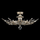 Crystal Laurel 5 - Light Semi Flush Mount