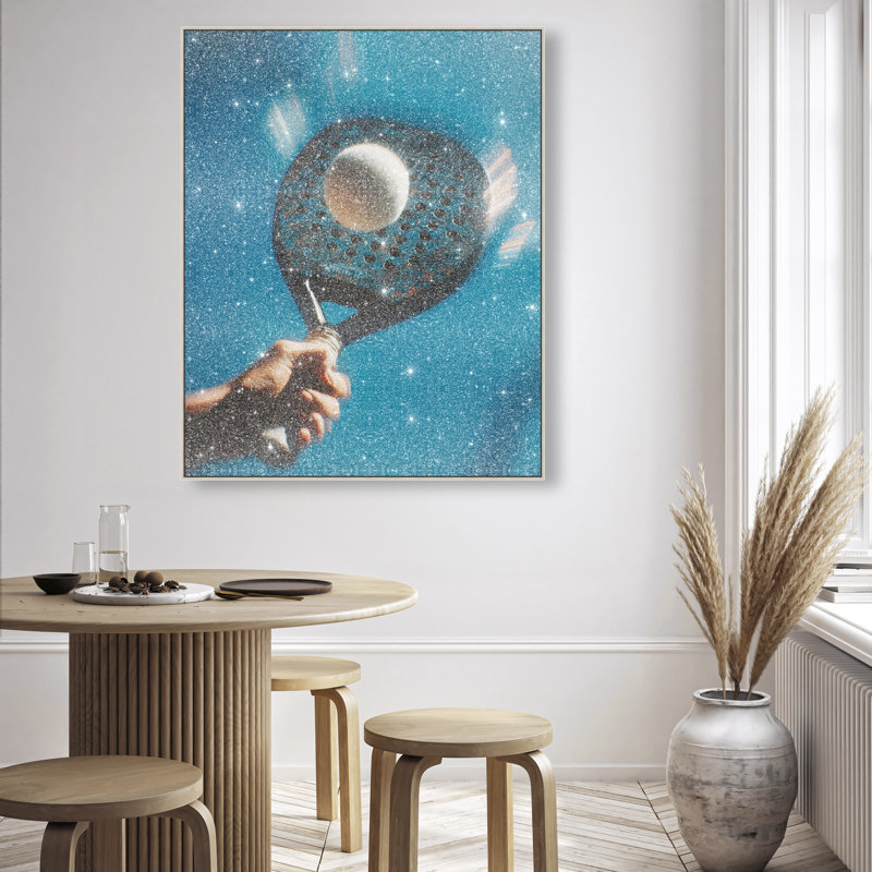 Instant Momentum Print by Oliver Gal, 46"H x 37"W, Silver Floater Frame