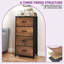 Commode en tissu 4 tiroirs-115353661