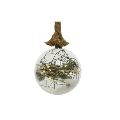 10cm Lighted Ball Ornament
