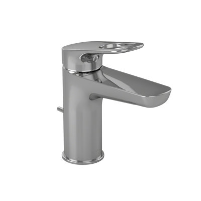 Robinet de lavabo pour salle de bain à poignée simple 1,2 GPM TOTO® Oberon ™ R, chrome poli