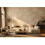 Papier peint amovible beige avec texture de pierre et aspect travertin-129446222-129446227