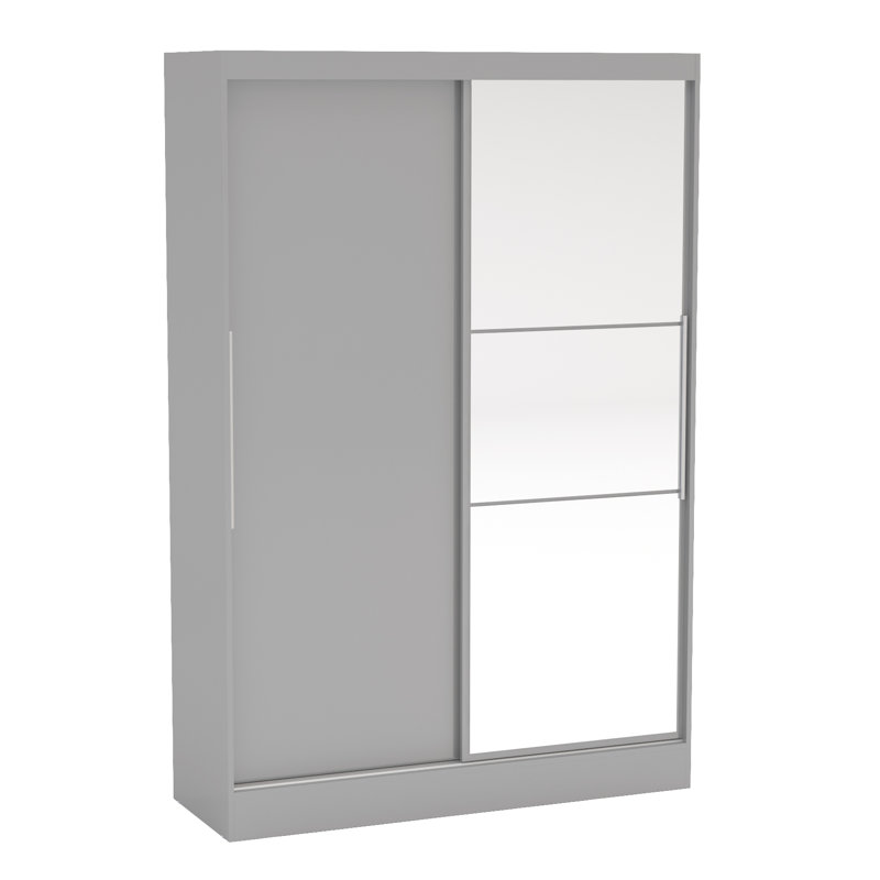 Oslo 2 Door Sliding Wardrobe, Grey
