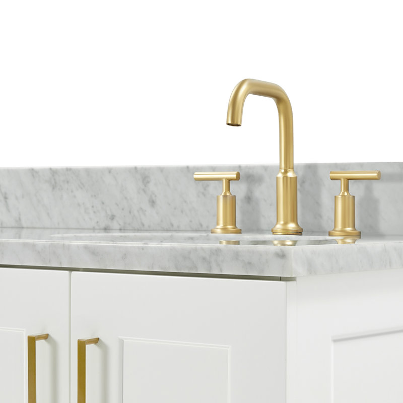 ARIEL TAYLOR 73 IN DOUBLE RECTANGLE SINK VANITY 2, Oval, White, 67"