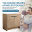 Meuble-lavabo simple 36 po avec comptoir en céramique