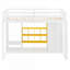 Lit mezzanine avec rangement intelligent et garde-robe ouvert-805548651-805548653