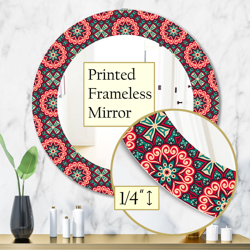 Miroir mural, H 31,5 po x l po