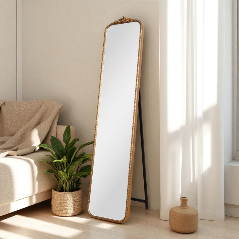 Metal Rectangle Floor Mirror