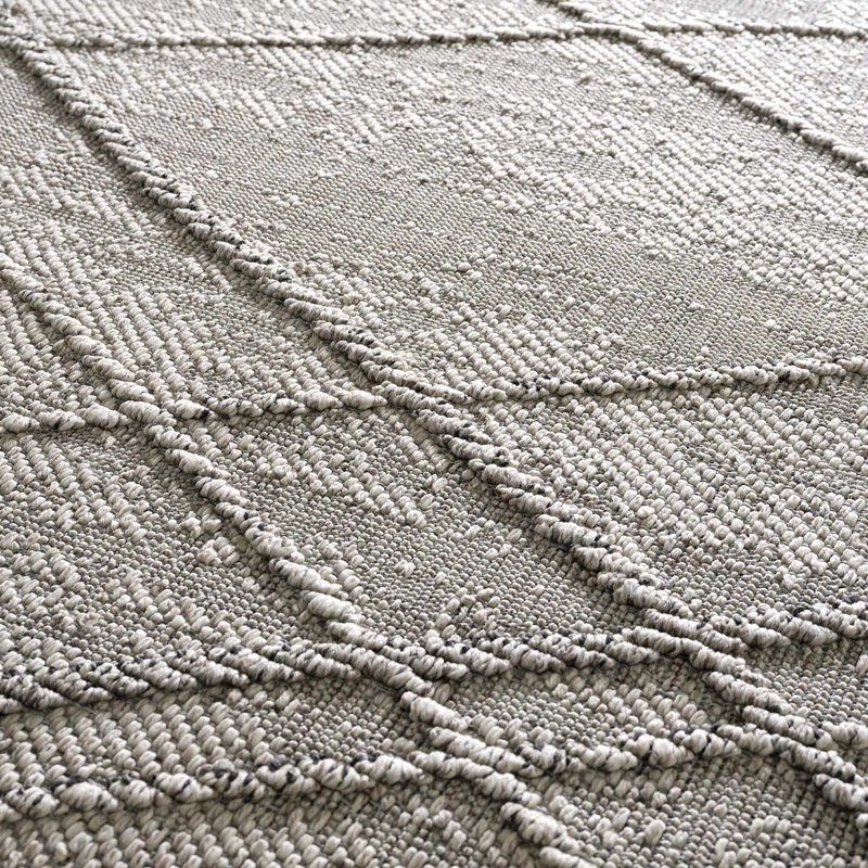 Tapis gris Voluntown, Rectangle 5 pi x 7 pi
