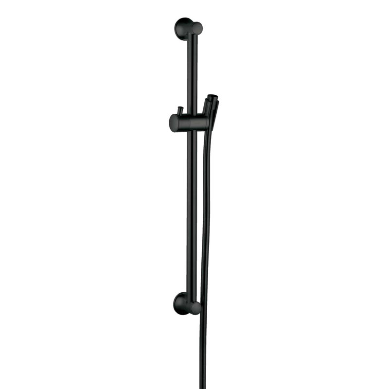 Unica C Wall Bar with Hose, Matte Black