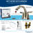 Da Vinci Centerset Bathroom Fountain Faucet with Drain Assembly-63680035