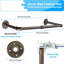 55cm Wall Mounted Clothes Rack