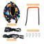 Trampoline pliable pour tout-petits 3 'avec guidon Gymax