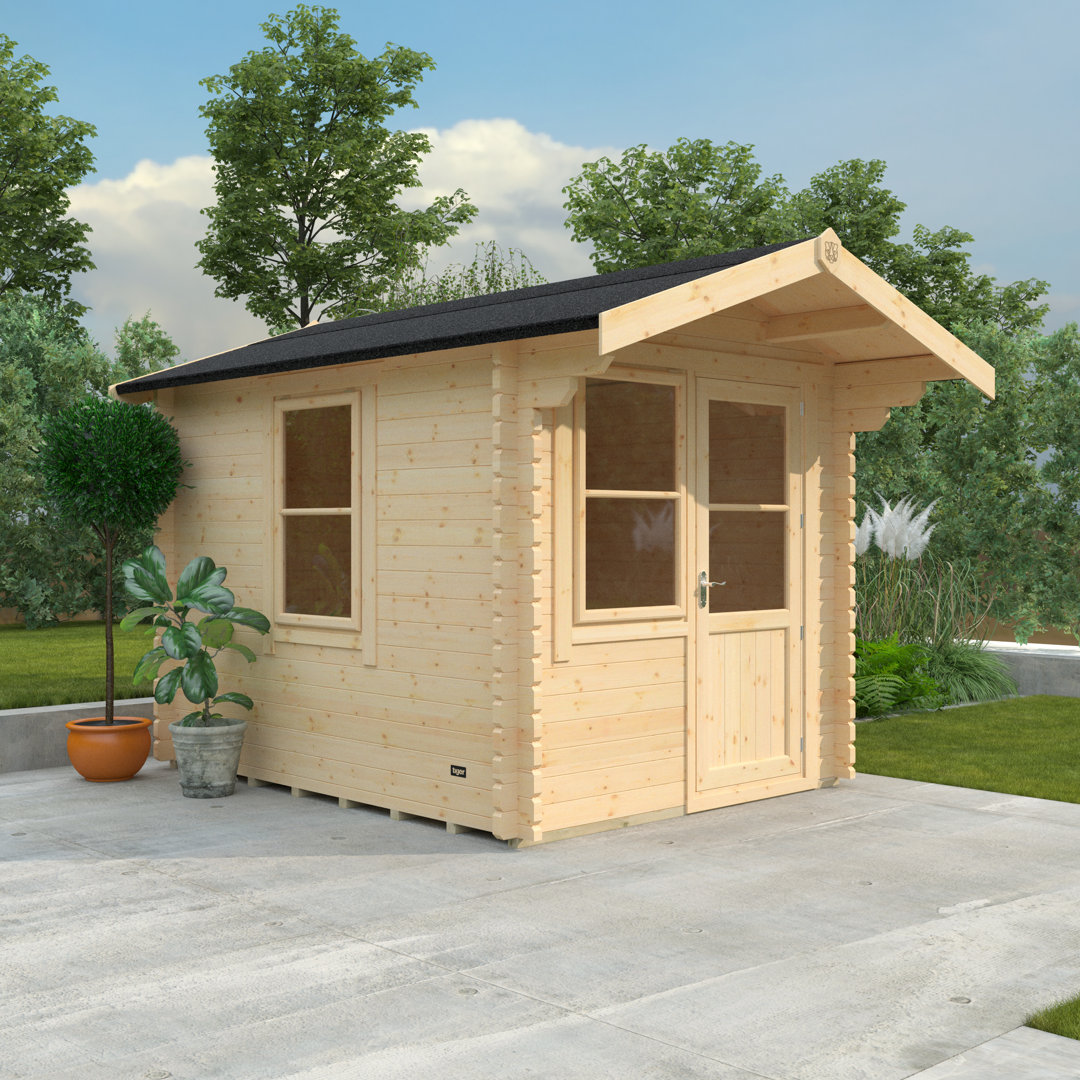The Milne Tongue & Groove Log Cabin 10x8w