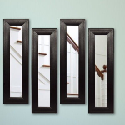 Niami Wood Flat Wall Mirror