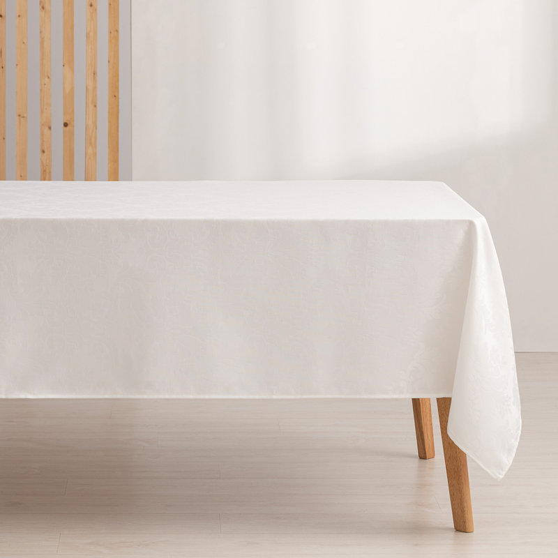 Donnelle Dining Linens, White, 140cm W x 140cm L