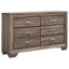 Ensemble de chambre avec très grand lit 5 pièces Kauffman-107635879-107635882