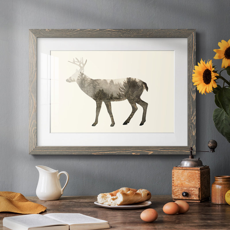 The Wilderness IV, Gris, H 18 po x l 26 po x P 1,5 po