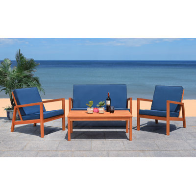 4 Piece Sofa Seating Group with Cushions by Ebern Designs