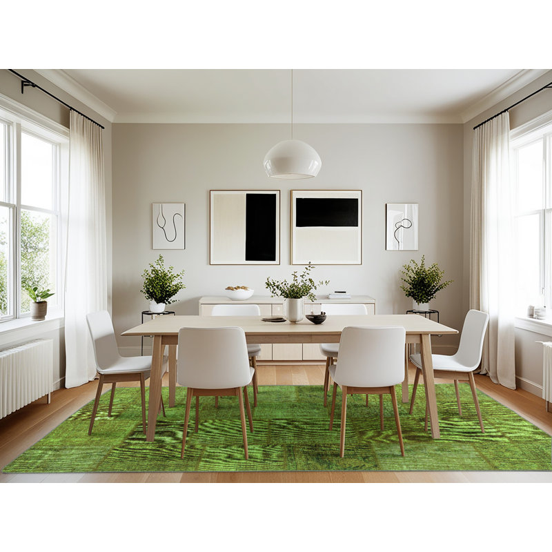 Performance Patchwork Indoor Rug, Rectangle 7' x 10'