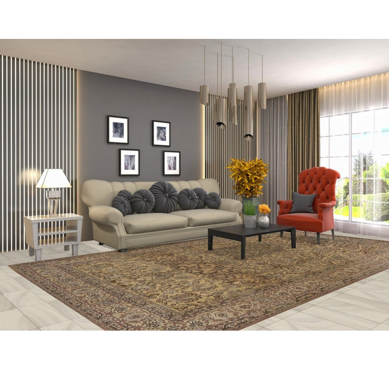 Tapis traditionnel rétro 7 x 13